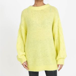 Smash & Tess Stella Long Sweater in Sunny Lime Size M/L